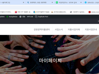 홈페이지 접속오류